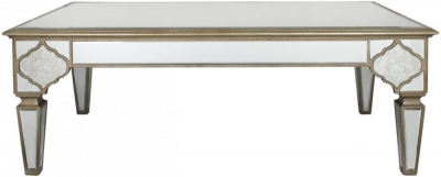 Morocco Champagne Mirrored Coffee Table