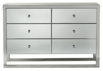 Moines Mirrored 6 Drawer Chest