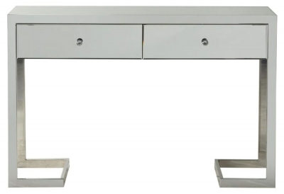 Moines 2 Drawer Mirrored Console Table
