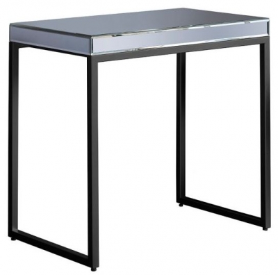 Newport Black and Mirrored Side Table