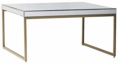 Newport Champagne and Mirrored Coffee Table