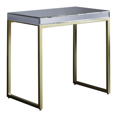 Newport Champagne and Mirrored Side Table
