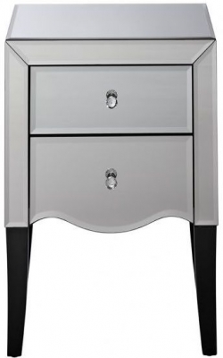 Birlea Palermo Mirrored Bedside Cabinet