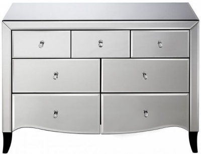 Birlea Palermo Mirrored 4+3 Drawer Chest