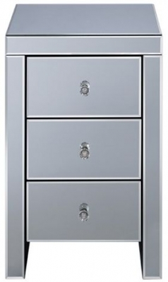 Birlea Seville Mirrored Bedside Cabinet