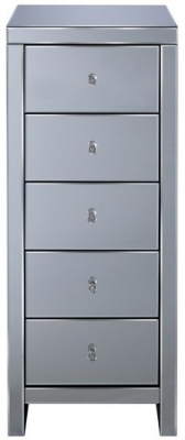 Birlea Seville Mirrored 5 Drawer Chest