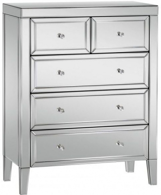 Birlea Valencia Mirrored 3+2 Drawer Chest